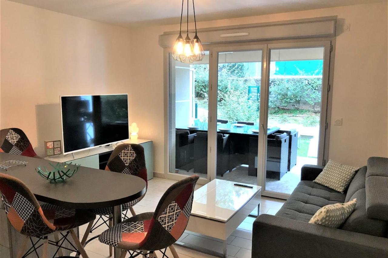 Centre Juan Les Pins 1 Bedroom With Ac, Swimming Pool And Parking Buitenkant foto