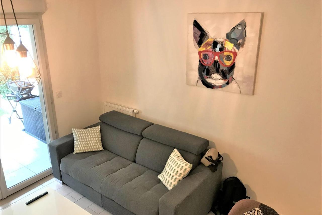 Centre Juan Les Pins 1 Bedroom With Ac, Swimming Pool And Parking Buitenkant foto